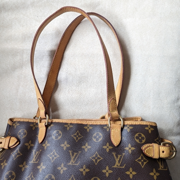 Authentic Louis Vuitton Batignolles Horizontal Monogram Canvas Shoulder Bag Tote - Picture 7 of 14